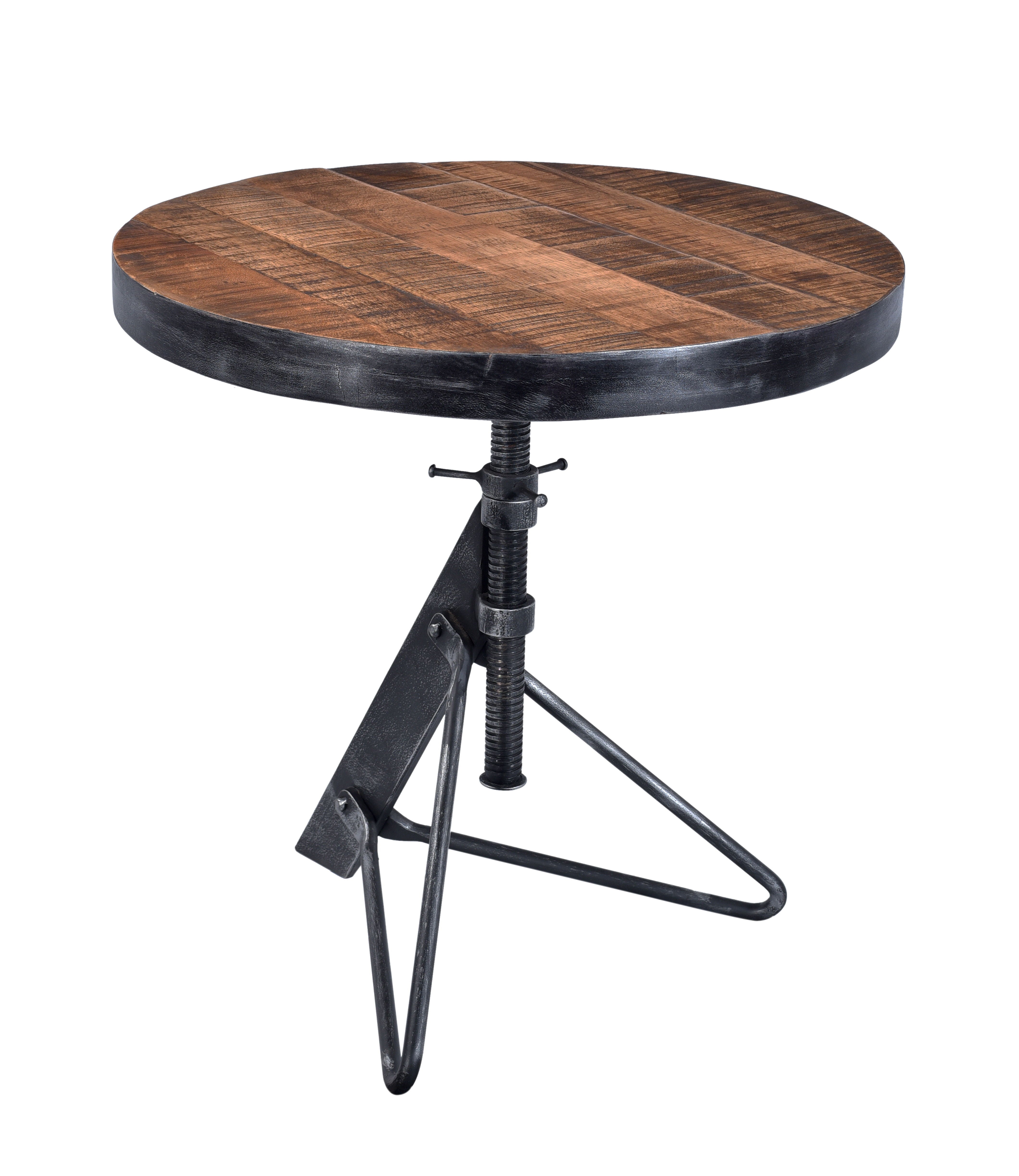 Dunn - Braden Adjustable Round Accent Table - Braden Natural / Restoration - Premium Accent Tables from Coast2Coast Home - Just $990! Shop now at brett interiors