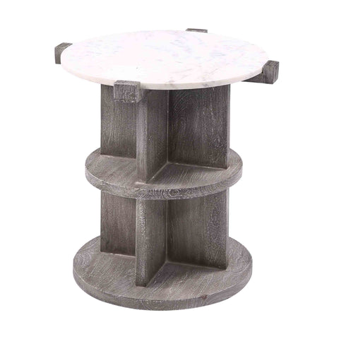 Lakeport - Chairside Table - White / Gray - Premium Chair Side Tables from Coast2Coast Home - Just $1155! Shop now at brett interiors