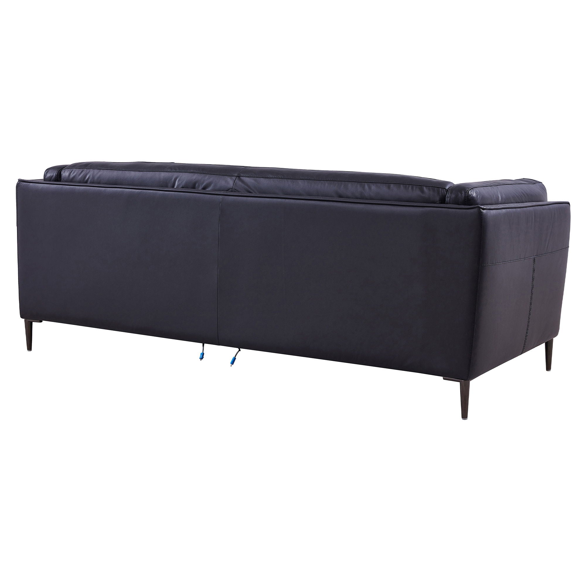 Primrose - Contemporary Sofa - Dark Metal / Navy - Premium Stationary Sofas from Armen Living - Just $3717.50! Shop now at brett interiors