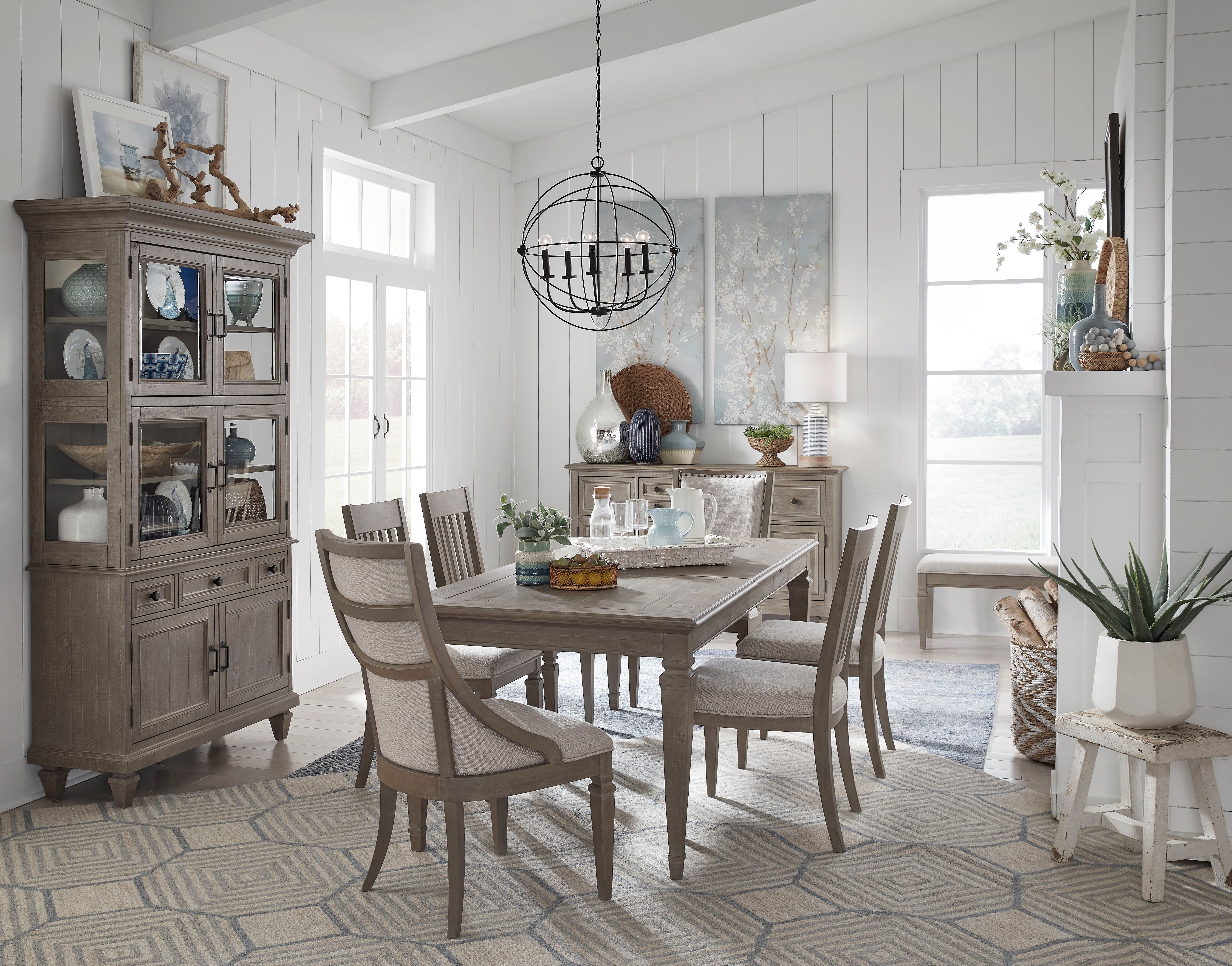 Lancaster - Dining Arm Chair With Upholstered Seat & Back (Set of 2) - Dovetail Grey - Premium Chair Sets from Magnussen Furniture - Just $820! Shop now at brett interiors