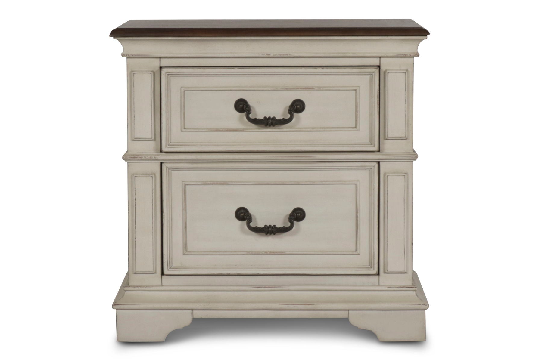 Anastasia - Nightstand - Antique White - Premium Accent Nightstands from New Classic - Just $375! Shop now at brett interiors