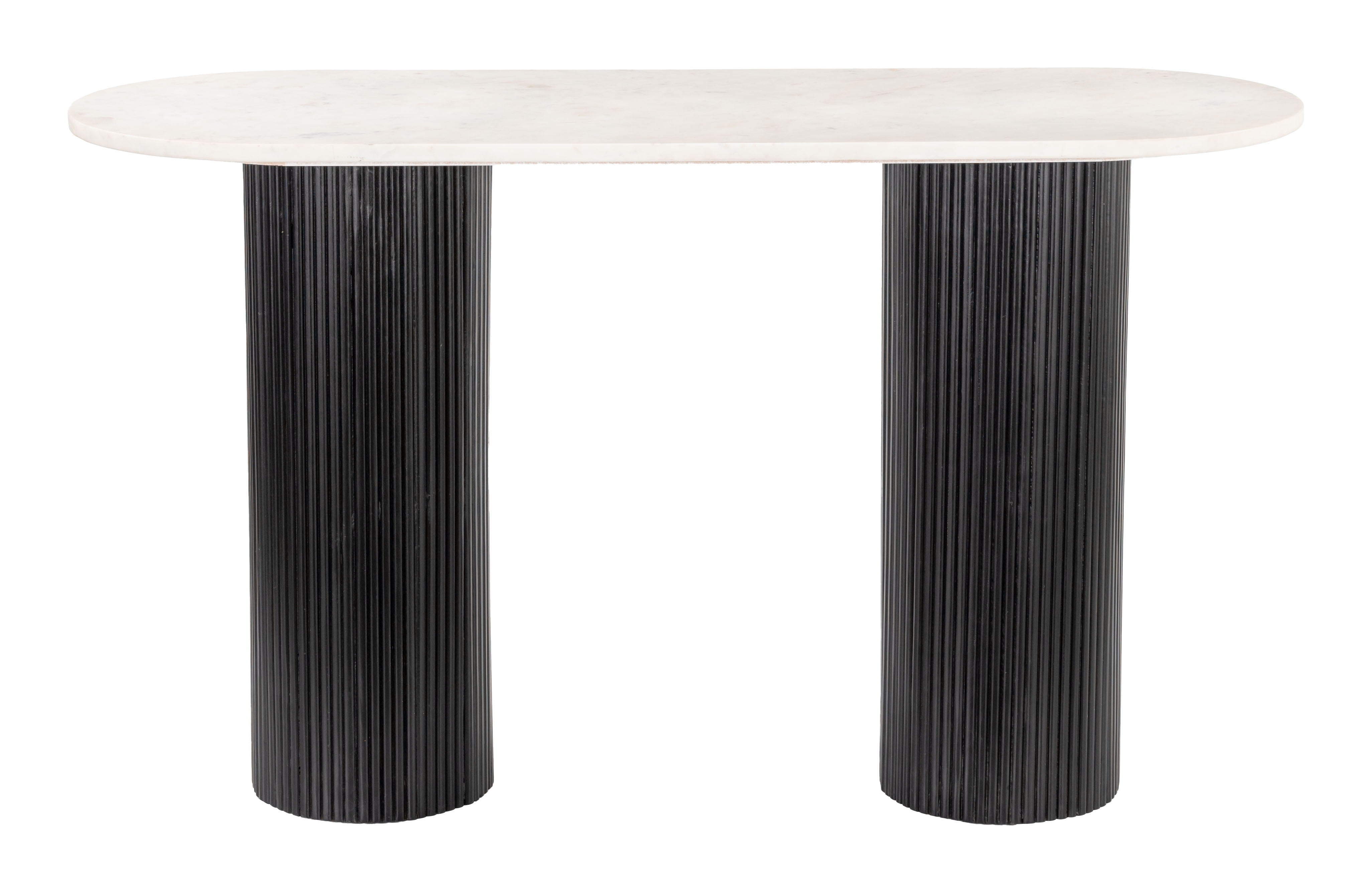 Izola - Console Table - White / Black - Premium Console Tables from Zuo Modern - Just $1850! Shop now at brett interiors