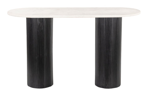 Izola - Console Table - White / Black - Premium Console Tables from Zuo Modern - Just $1850! Shop now at brett interiors