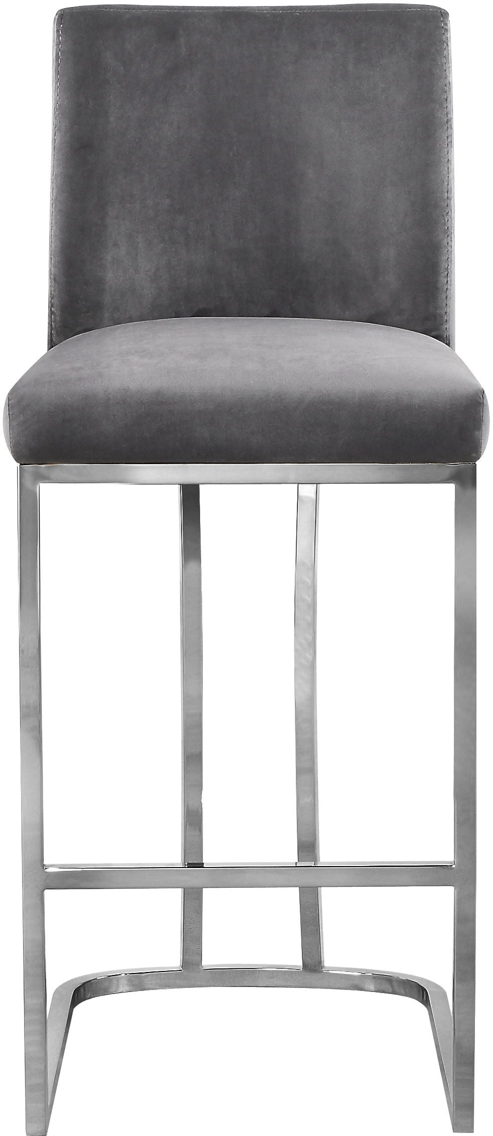 Heidi - Stool with Chrome Legs - Premium Adjustable Height from Meridian Furniture - Just $312.50! Shop now at brett interiors