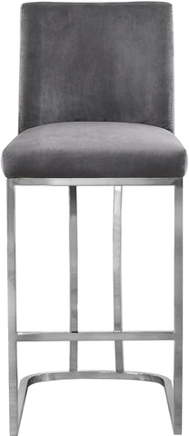 Heidi - Stool with Chrome Legs - Premium Adjustable Height from Meridian Furniture - Just $312.50! Shop now at brett interiors
