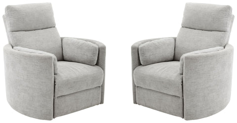 Radius - Power Swivel Glider Recliner (Set of 2) - Premium Chair Sets from Parker Living - Just $1745! Shop now at brett interiors