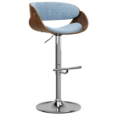 Amery - Adjustable Swivel Bar Stool - Premium Bar Height (28"-30") from Simpli Home - Just $189! Shop now at brett interiors