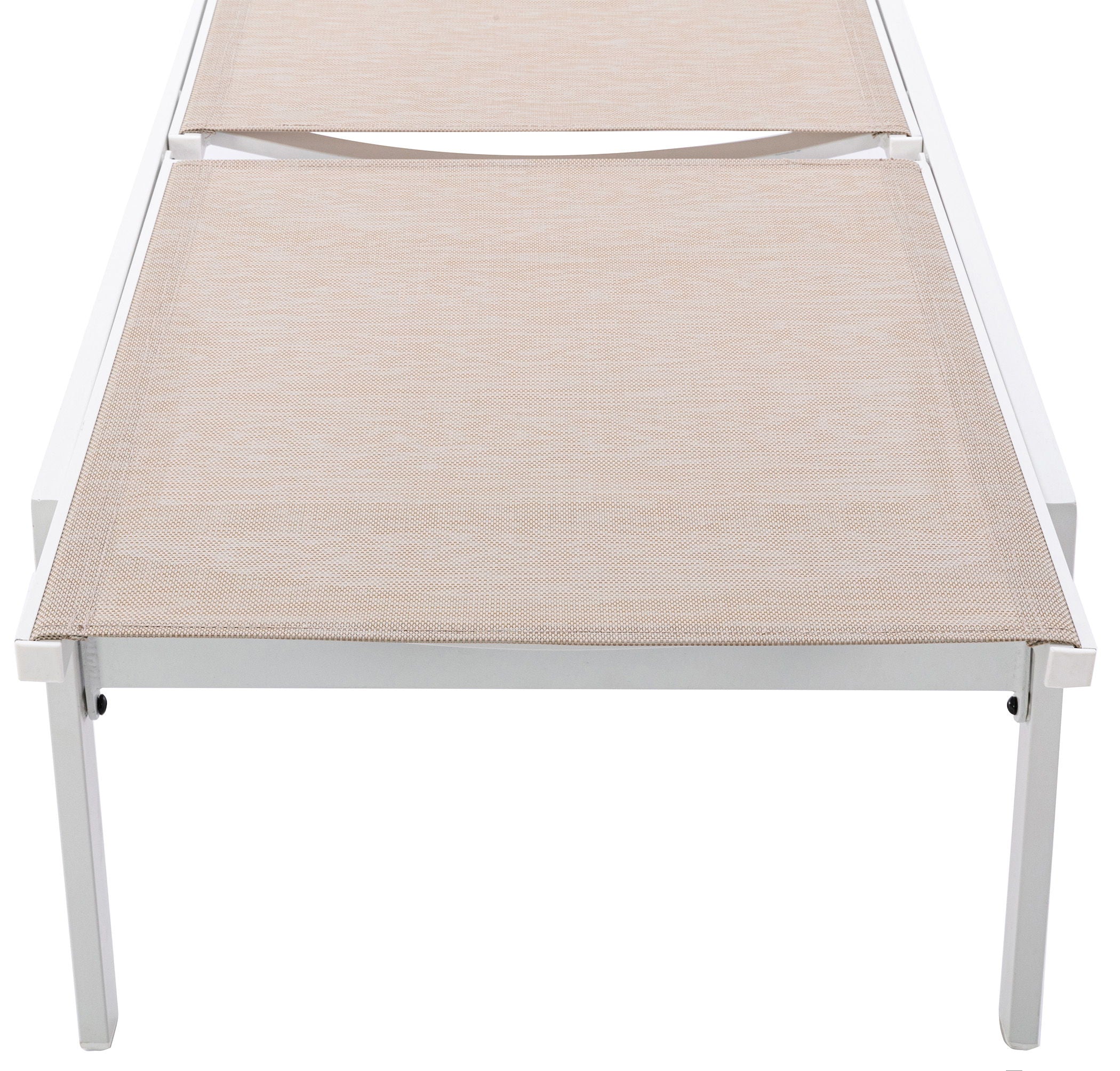 Santorini - Outdoor Patio Chaise Lounge Chair with Chrome Base - Premium Chaises from Meridian Furniture - Just $500! Shop now at brett interiors