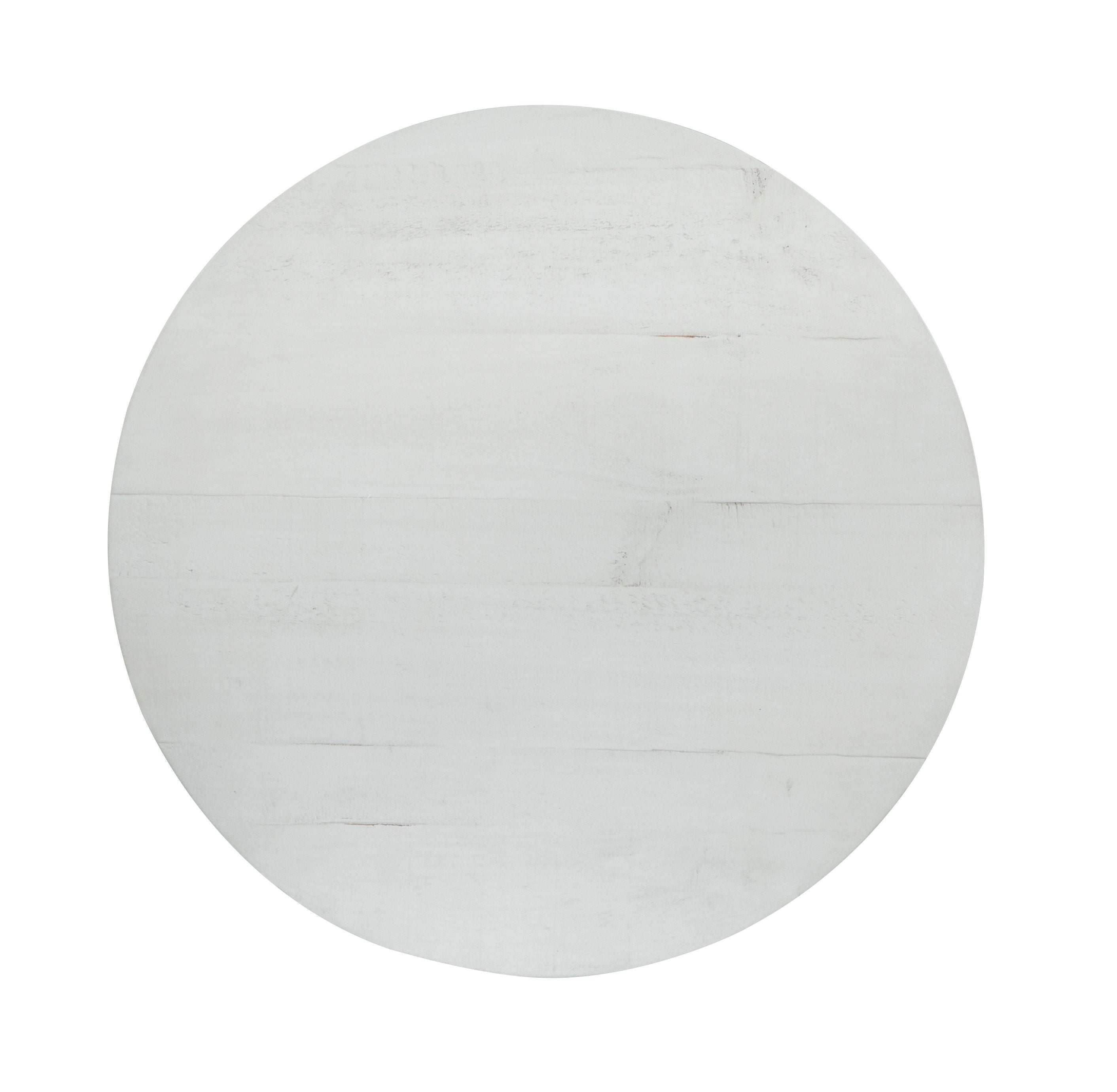 Claudette - Round Accent End Table - Alabaster - Premium End Tables from Magnussen Furniture - Just $500! Shop now at brett interiors