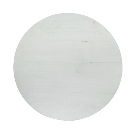 Claudette - Round Accent End Table - Alabaster - Premium End Tables from Magnussen Furniture - Just $500! Shop now at brett interiors