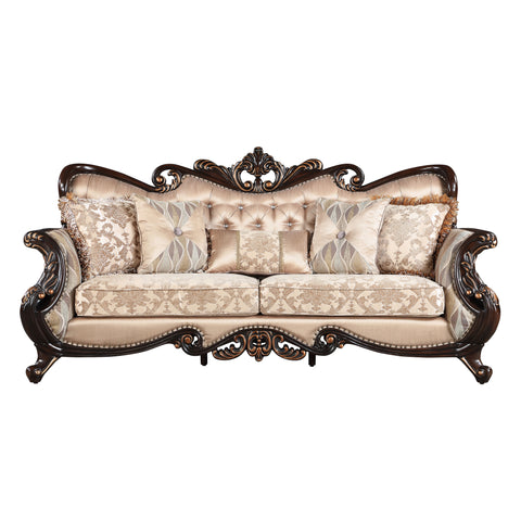 Constantine - Sofa - Cherry - Premium Stationary Sofas from New Classic - Just $1997.50! Shop now at brett interiors
