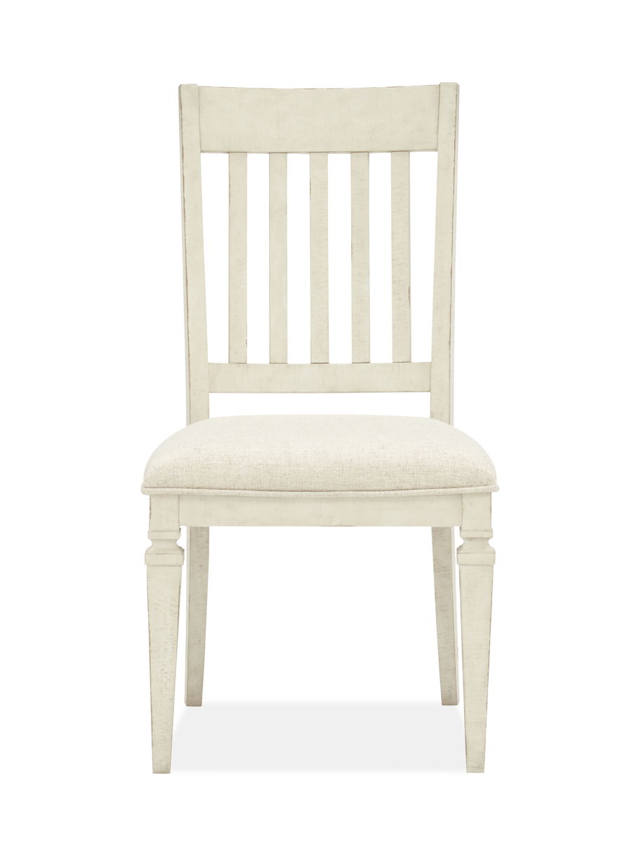 Newport - Dining Side Chair With Upholstered Seat (Set of 2) - Alabaster - Premium Chair Sets from Magnussen Furniture - Just $485! Shop now at brett interiors