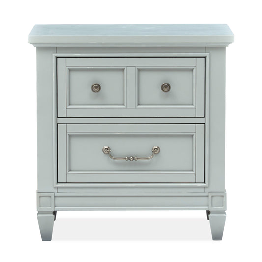 Glenbrook - Drawer Nightstand - Pebble - Premium Accent Nightstands from Magnussen Furniture - Just $579! Shop now at brett interiors