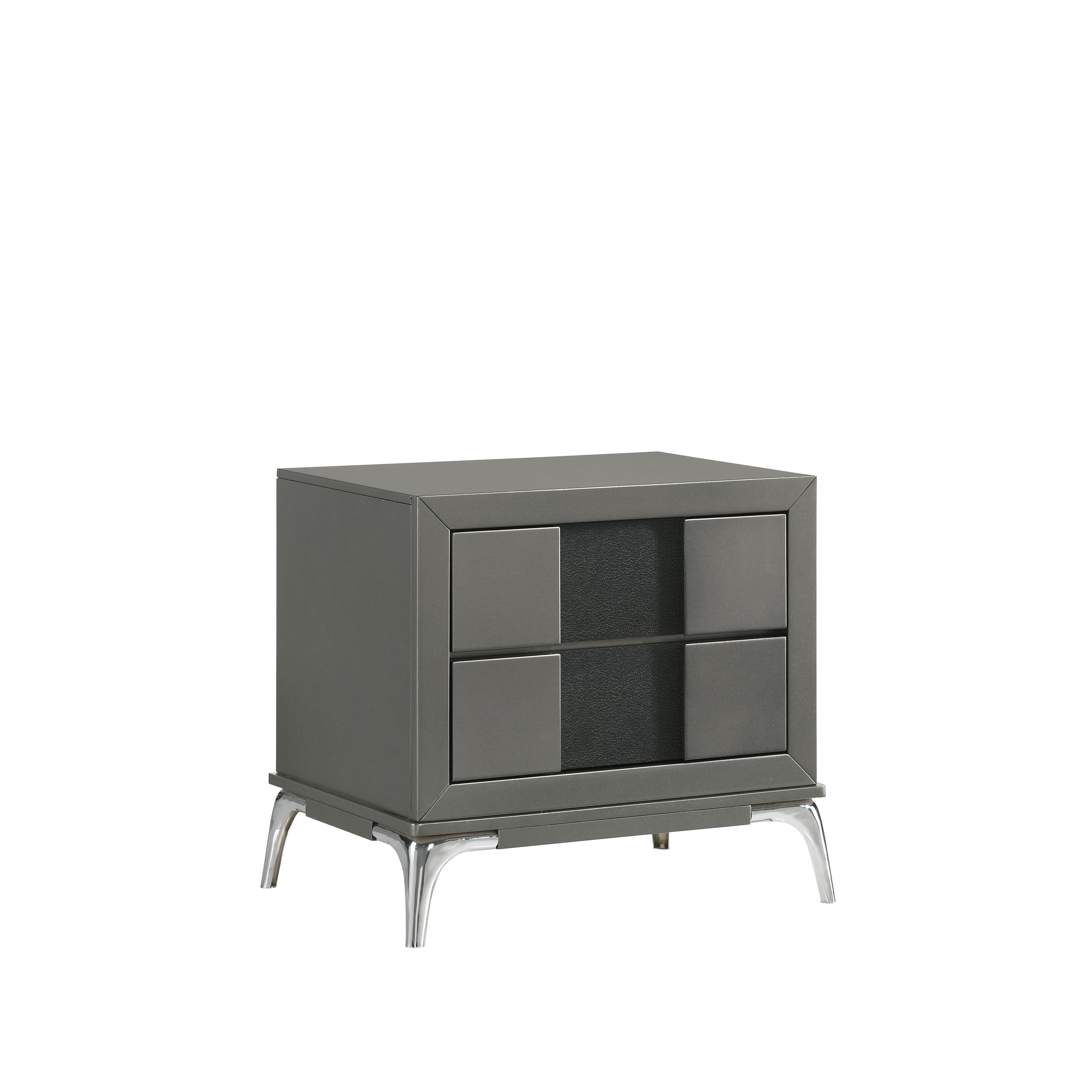 Nocturne - Nightstand - Slate - Premium Accent Nightstands from New Classic - Just $200! Shop now at brett interiors