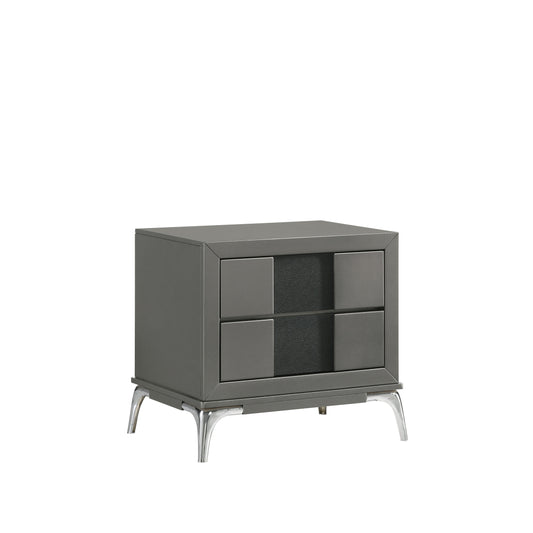 Nocturne - Nightstand - Slate - Premium Accent Nightstands from New Classic - Just $200! Shop now at brett interiors
