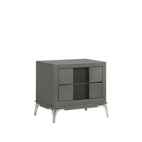 Nocturne - Nightstand - Slate - Premium Accent Nightstands from New Classic - Just $200! Shop now at brett interiors