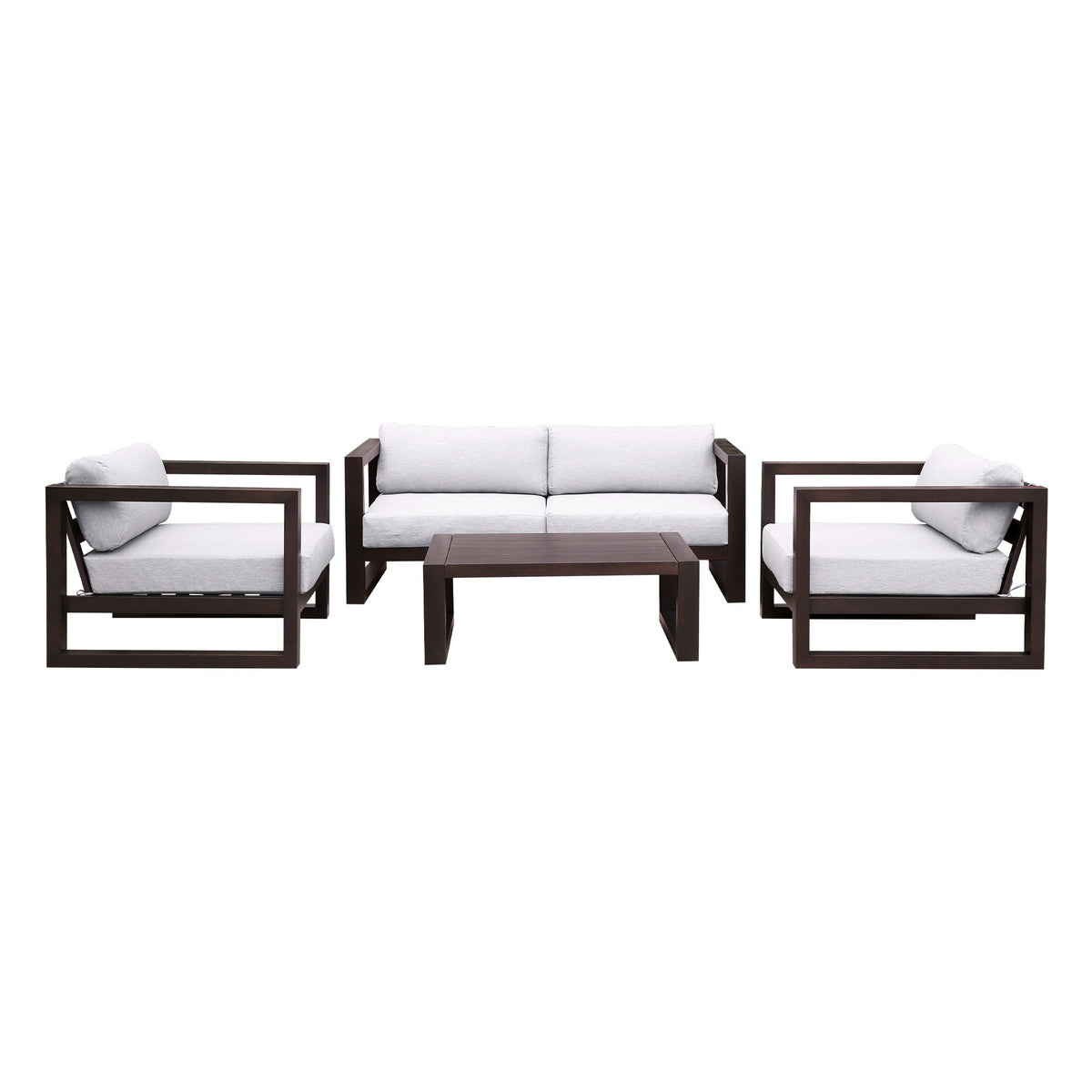 Paradise - Outdoor Sofa Seating Set - Premium 4 Piece Outdoor Sets from Armen Living - Just $5905! Shop now at brett interiors