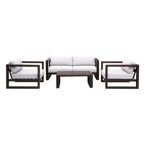 Paradise - Outdoor Sofa Seating Set - Premium 4 Piece Outdoor Sets from Armen Living - Just $5905! Shop now at brett interiors