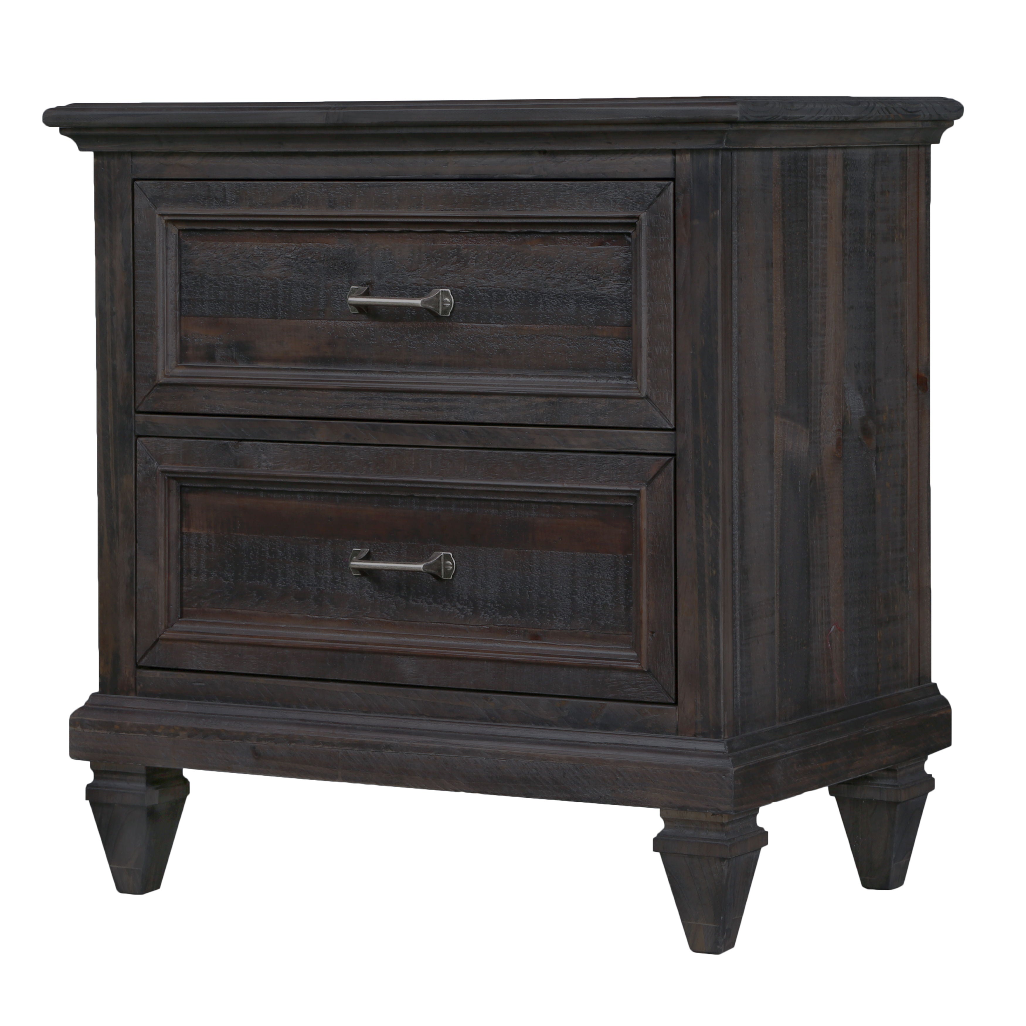 Calistoga - Nightstand In Weathered Charcoal - Weathered Charcoal - Premium Accent Nightstands from Magnussen Furniture - Just $659! Shop now at brett interiors