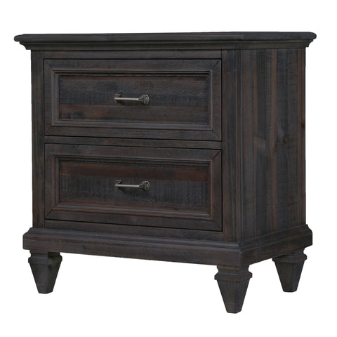 Calistoga - Nightstand In Weathered Charcoal - Weathered Charcoal - Premium Accent Nightstands from Magnussen Furniture - Just $659! Shop now at brett interiors