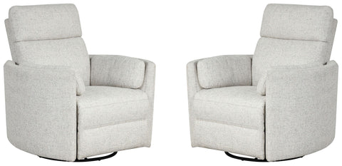 Radius - Power Swivel Glider Recliner (Set of 2) - Premium Chair Sets from Parker Living - Just $1745! Shop now at brett interiors