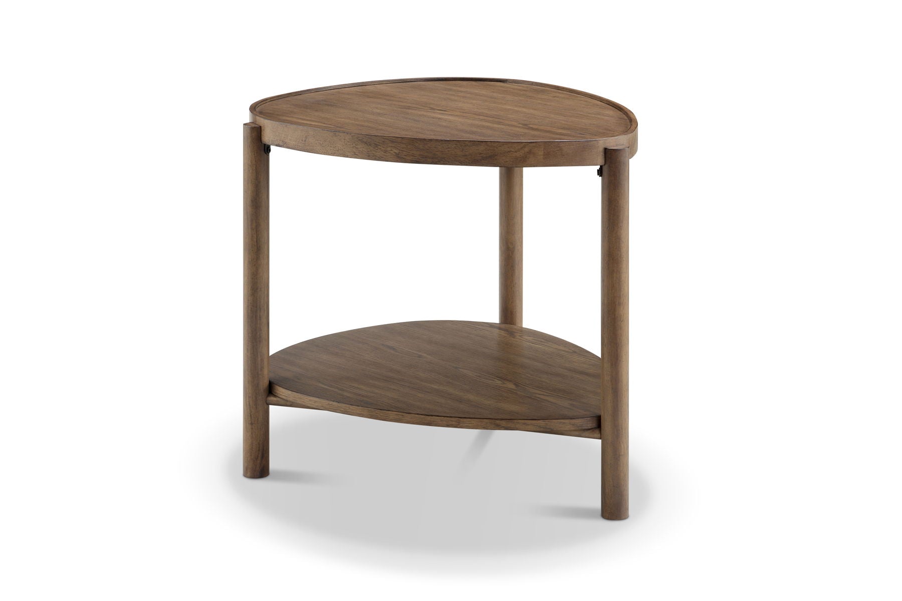 Hadleigh - Shaped Accent End Table - Honey - Premium End Tables from Magnussen Furniture - Just $375! Shop now at brett interiors