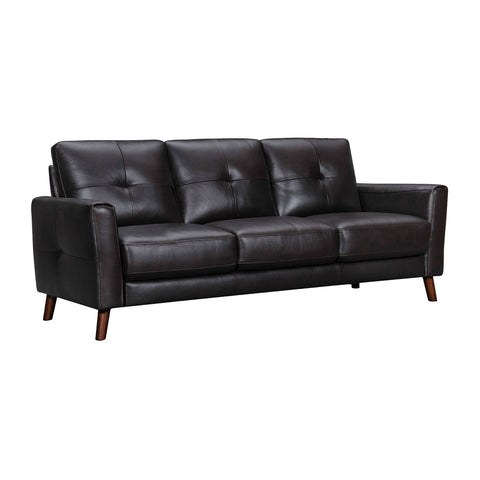 Almafi - 82" Leather Sofa - Premium Stationary Sofas from Armen Living - Just $3010! Shop now at brett interiors
