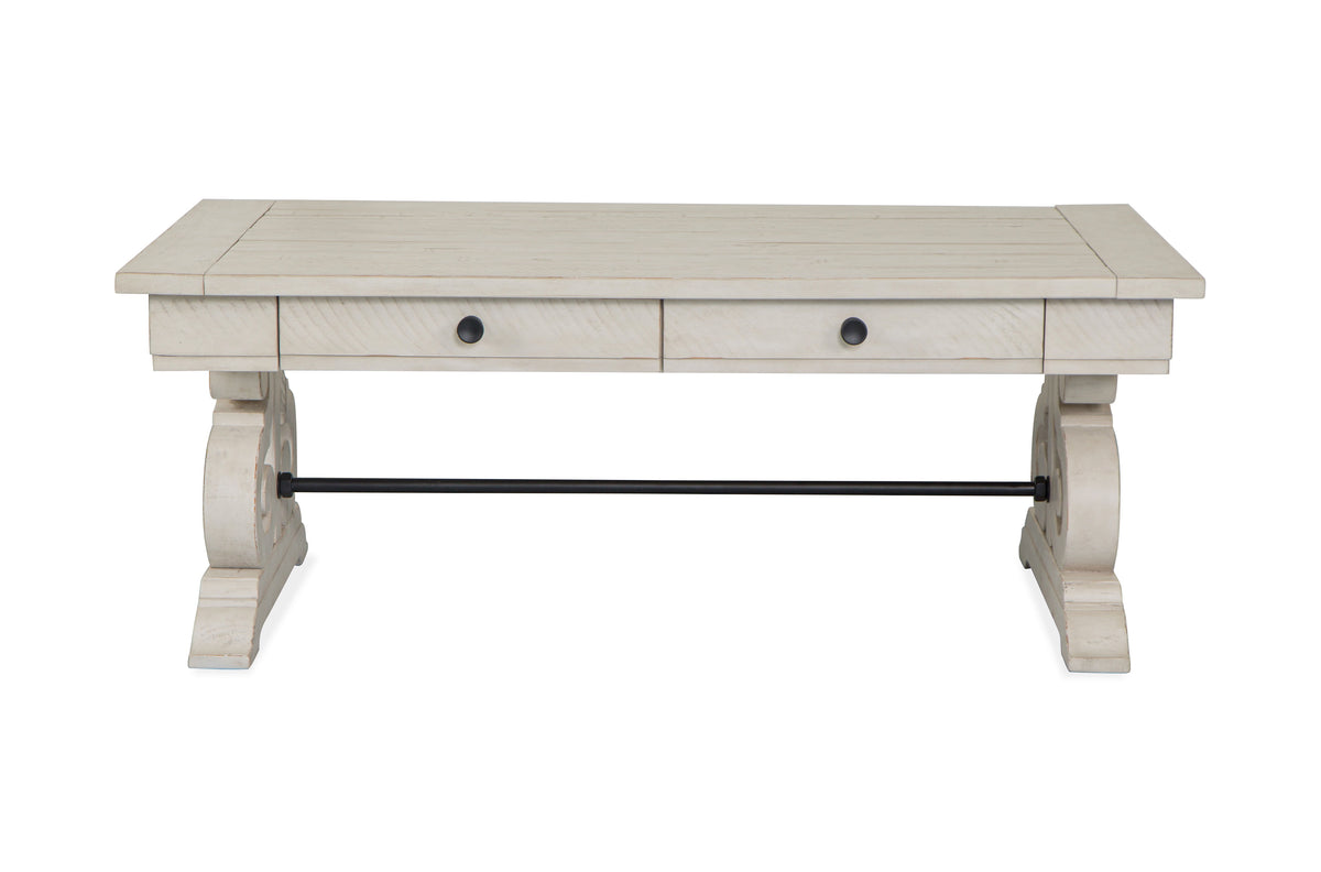 Bronwyn - Rectangular Cocktail Table - Alabaster - Premium Cocktail Tables from Magnussen Furniture - Just $799! Shop now at brett interiors