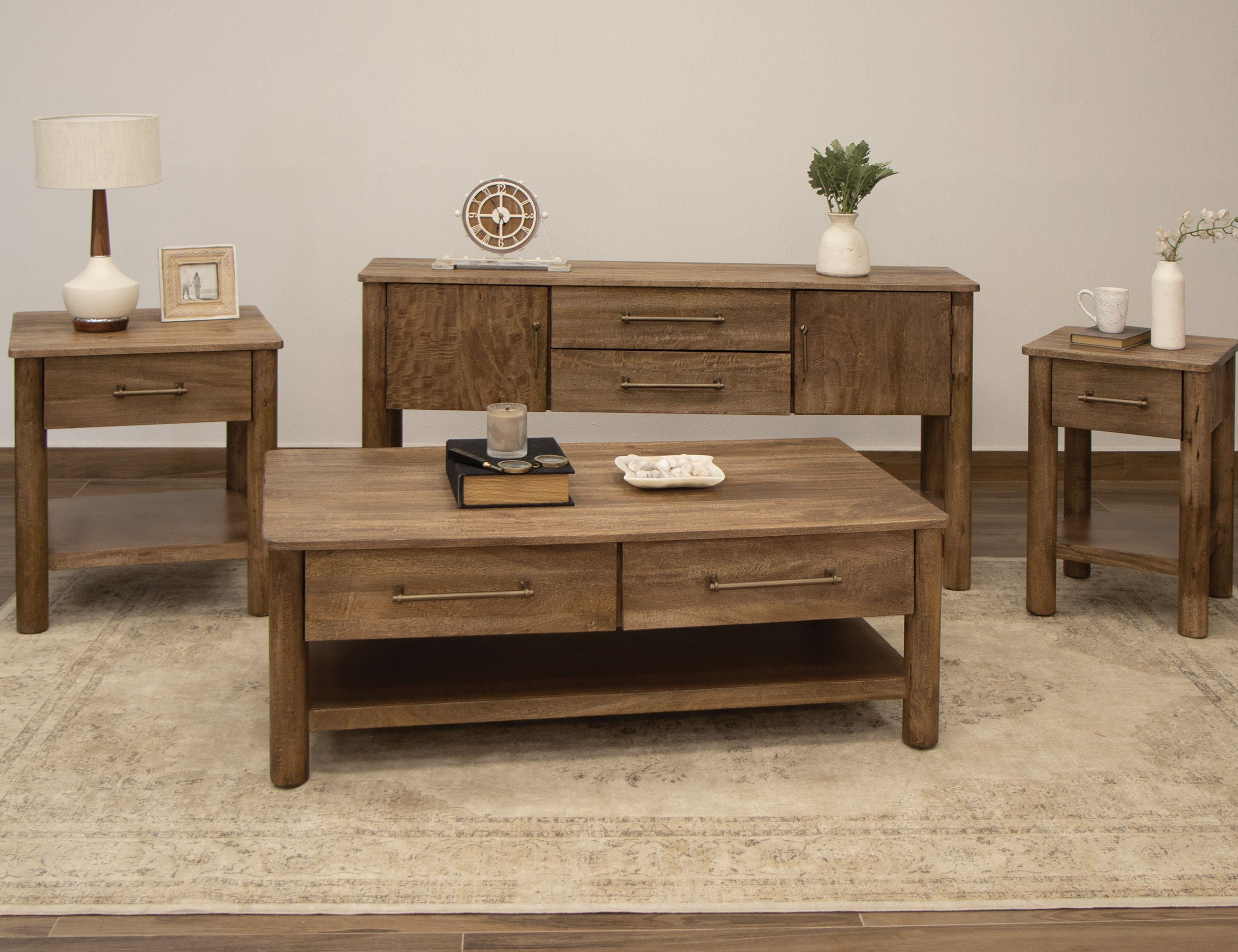 Olimpia - End Table - Towny Brown - Premium End Tables from International Furniture Direct - Just $472.50! Shop now at brett interiors