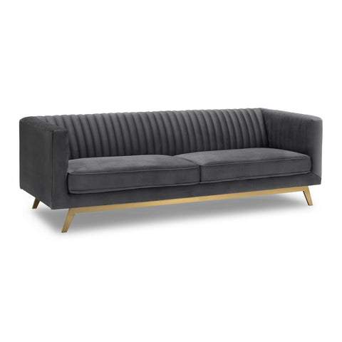 Liv - Modern Velvet Sofa - Premium Stationary Sofas from Armen Living - Just $1432.50! Shop now at brett interiors