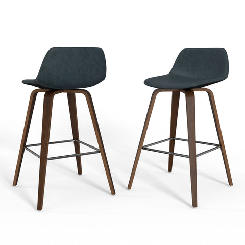 Randolph - Bentwood Counter Height Stool (Set of 2) - Premium Stool Sets from Simpli Home - Just $276! Shop now at brett interiors