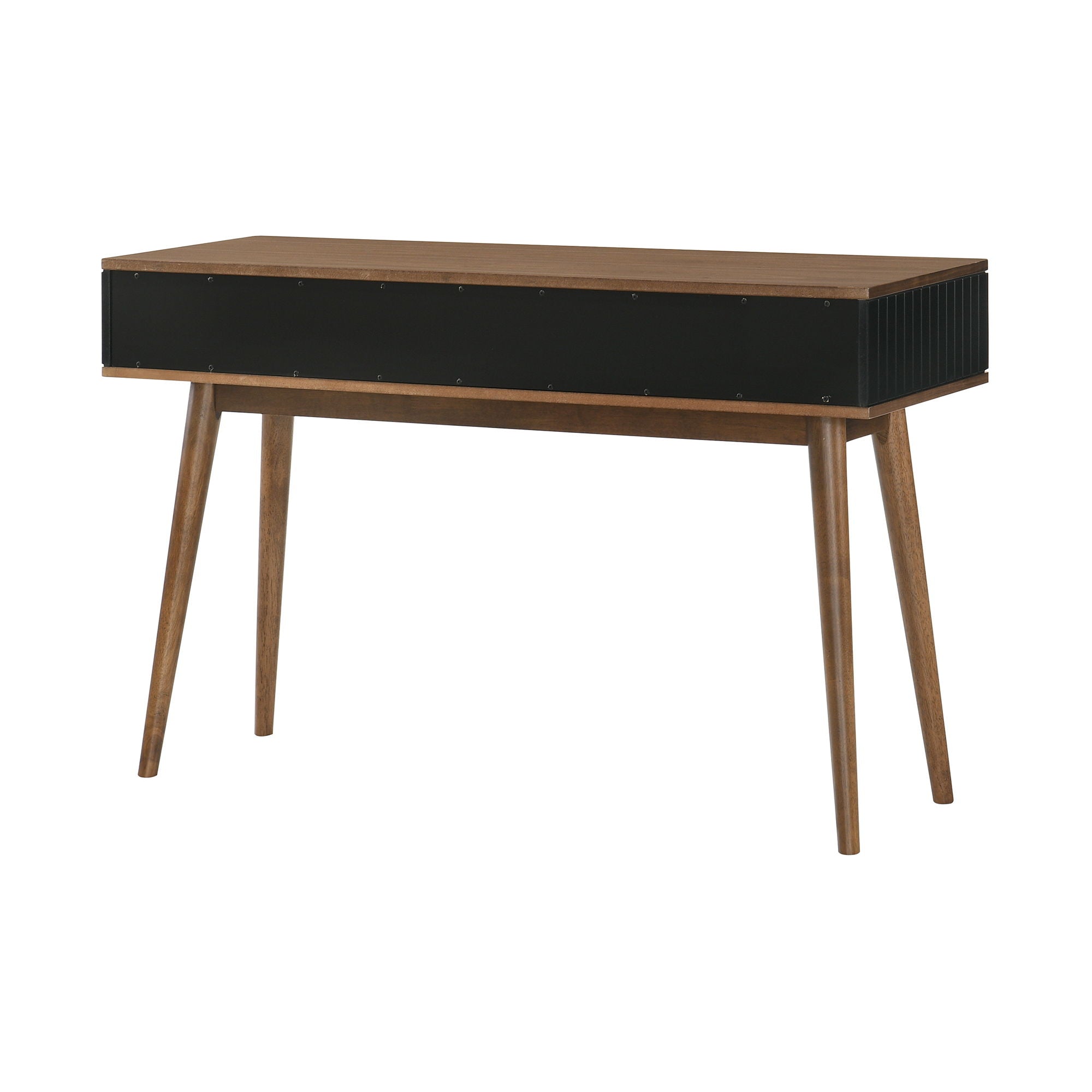 Amigo - Veneer Console Table - Black / Walnut - Premium Console Tables from Armen Living - Just $555! Shop now at brett interiors