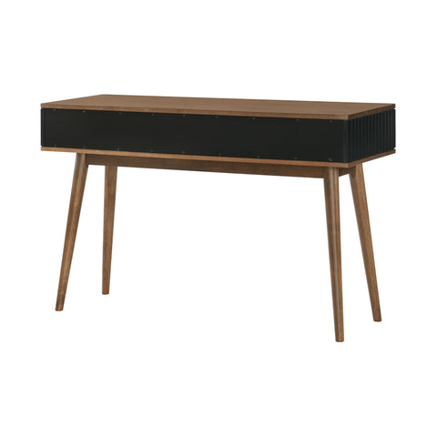 Amigo - Veneer Console Table - Black / Walnut - Premium Console Tables from Armen Living - Just $555! Shop now at brett interiors