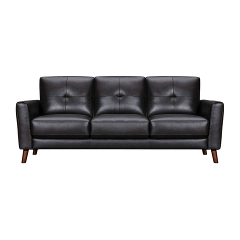 Almafi - 82" Leather Sofa - Premium Stationary Sofas from Armen Living - Just $3010! Shop now at brett interiors