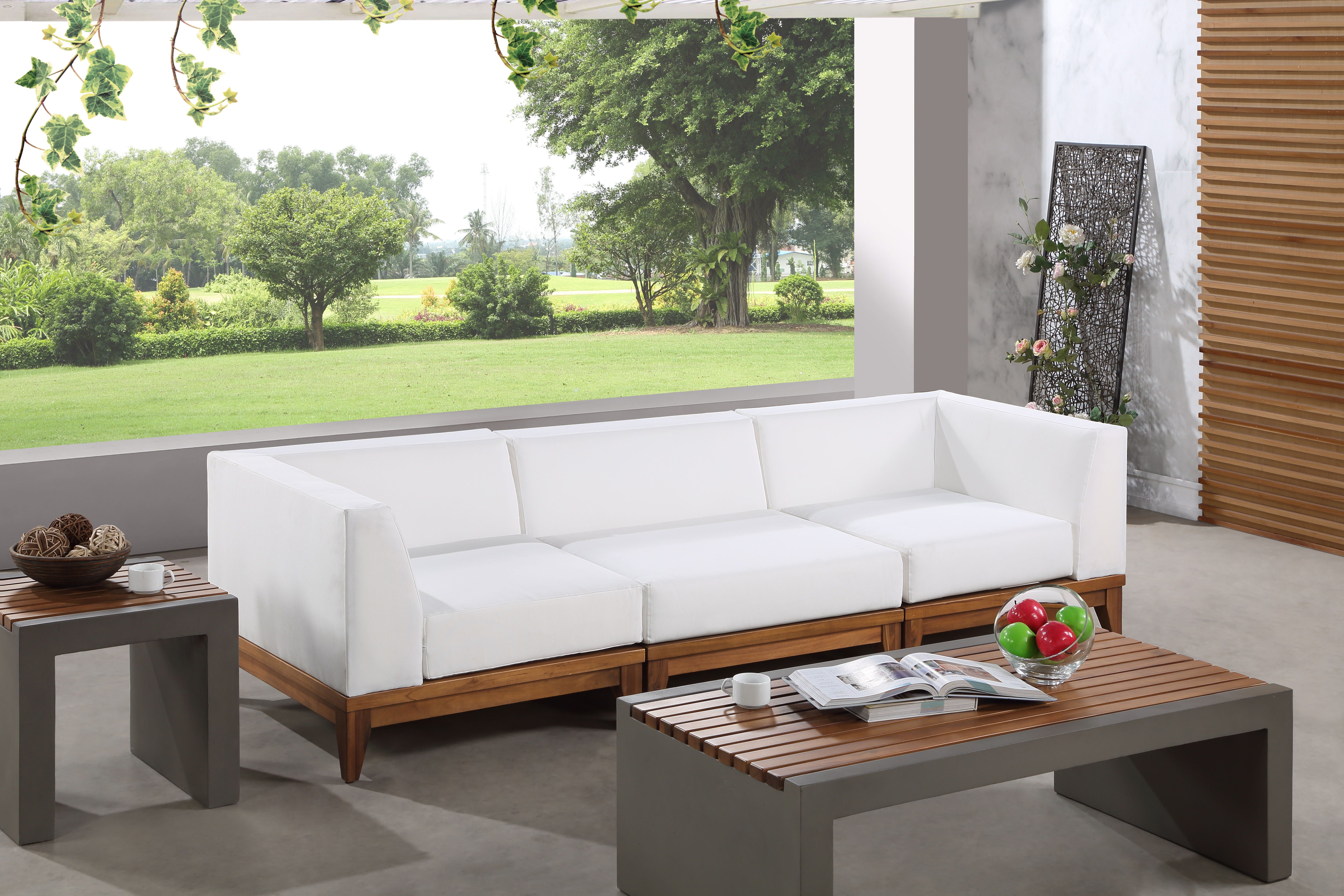 Rio - Modular Sofa - Off White - Modern & Contemporary - Premium Sofas from Meridian Furniture - Just $4187.50! Shop now at brett interiors