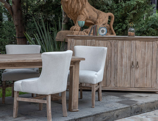 Aruba - Chair - Soft Natural Beige - Premium Side Chairs from International Furniture Direct - Just $437.50! Shop now at brett interiors