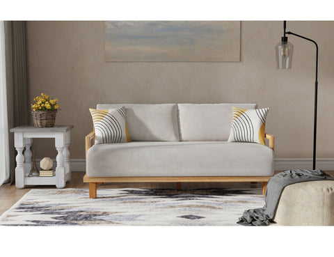 Tulum - Sofa - Marfil - Premium Stationary Sofas from International Furniture Direct - Just $1212.50! Shop now at brett interiors