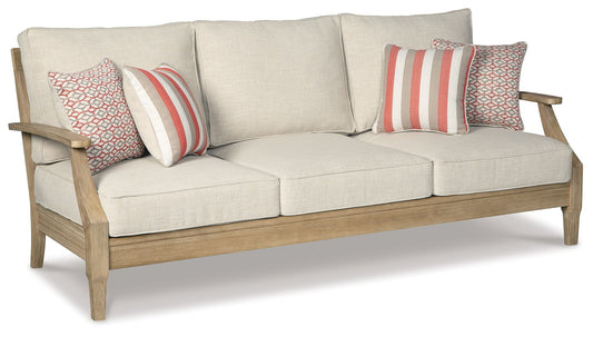 Clare - Beige - Sofa With Cushion - Premium Sofas from Ashley Furniture - Just $1413.13! Shop now at brett interiors