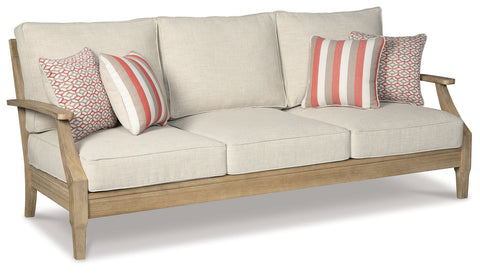 Clare - Beige - Sofa With Cushion - Premium Sofas from Ashley Furniture - Just $1413.13! Shop now at brett interiors