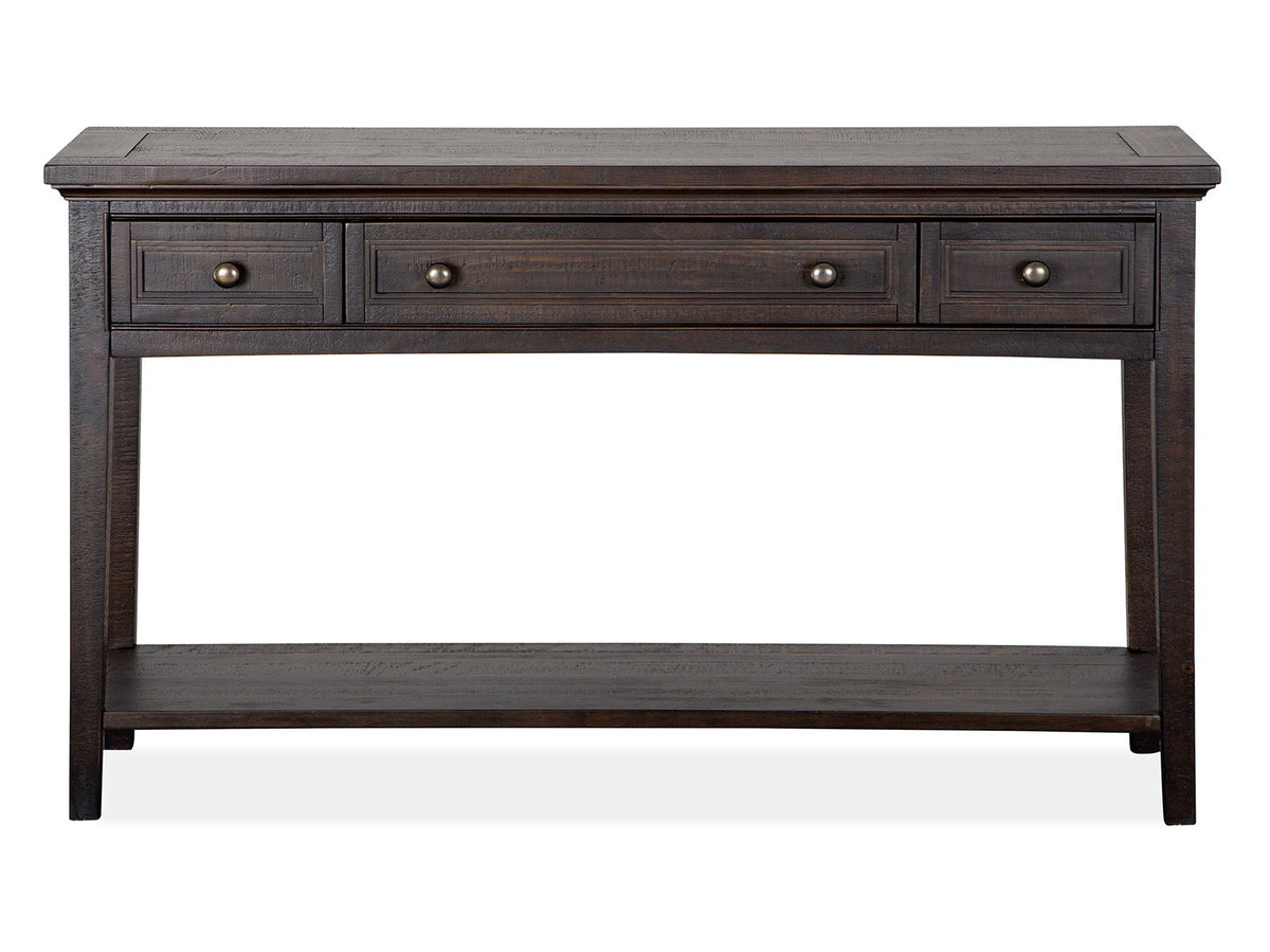Westley Falls - Rectangular Sofa Table - Graphite - Premium Sofa Tables from Magnussen Furniture - Just $687.50! Shop now at brett interiors