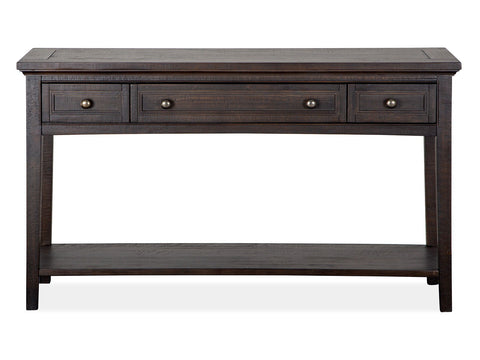 Westley Falls - Rectangular Sofa Table - Graphite - Premium Sofa Tables from Magnussen Furniture - Just $687.50! Shop now at brett interiors