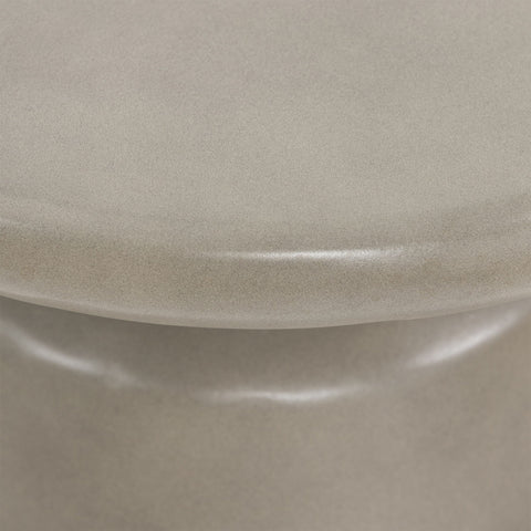 Umbre - Indoor / Outdoor Accent Stool End Table - Concrete - Premium End Tables from Armen Living - Just $192.50! Shop now at brett interiors