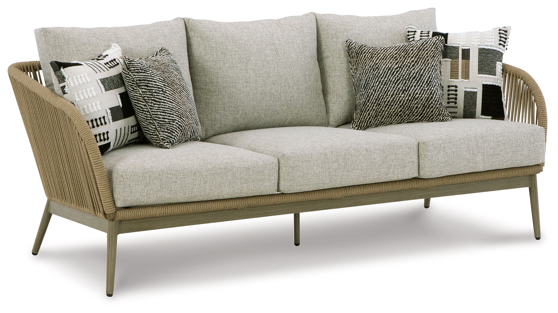 Swiss Valley - Beige - Sofa With Cushion - Premium Sofas from Signature Design by Ashley® - Just $1400.63! Shop now at brett interiors