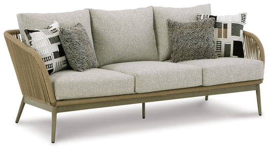 Swiss Valley - Beige - Sofa With Cushion - Premium Sofas from Signature Design by Ashley® - Just $1400.63! Shop now at brett interiors