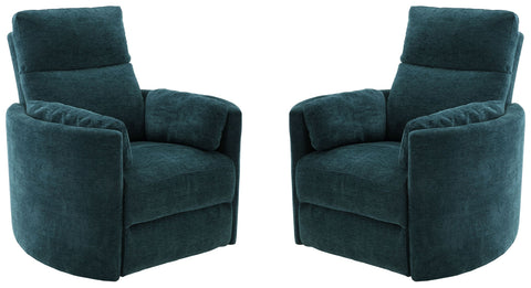 Radius - Power Swivel Glider Recliner (Set of 2) - Premium Chair Sets from Parker Living - Just $1745! Shop now at brett interiors