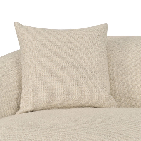 Molly - Upholstered Curved Sofa - Pearl - Premium Stationary Sofas from Armen Living - Just $2837.50! Shop now at brett interiors