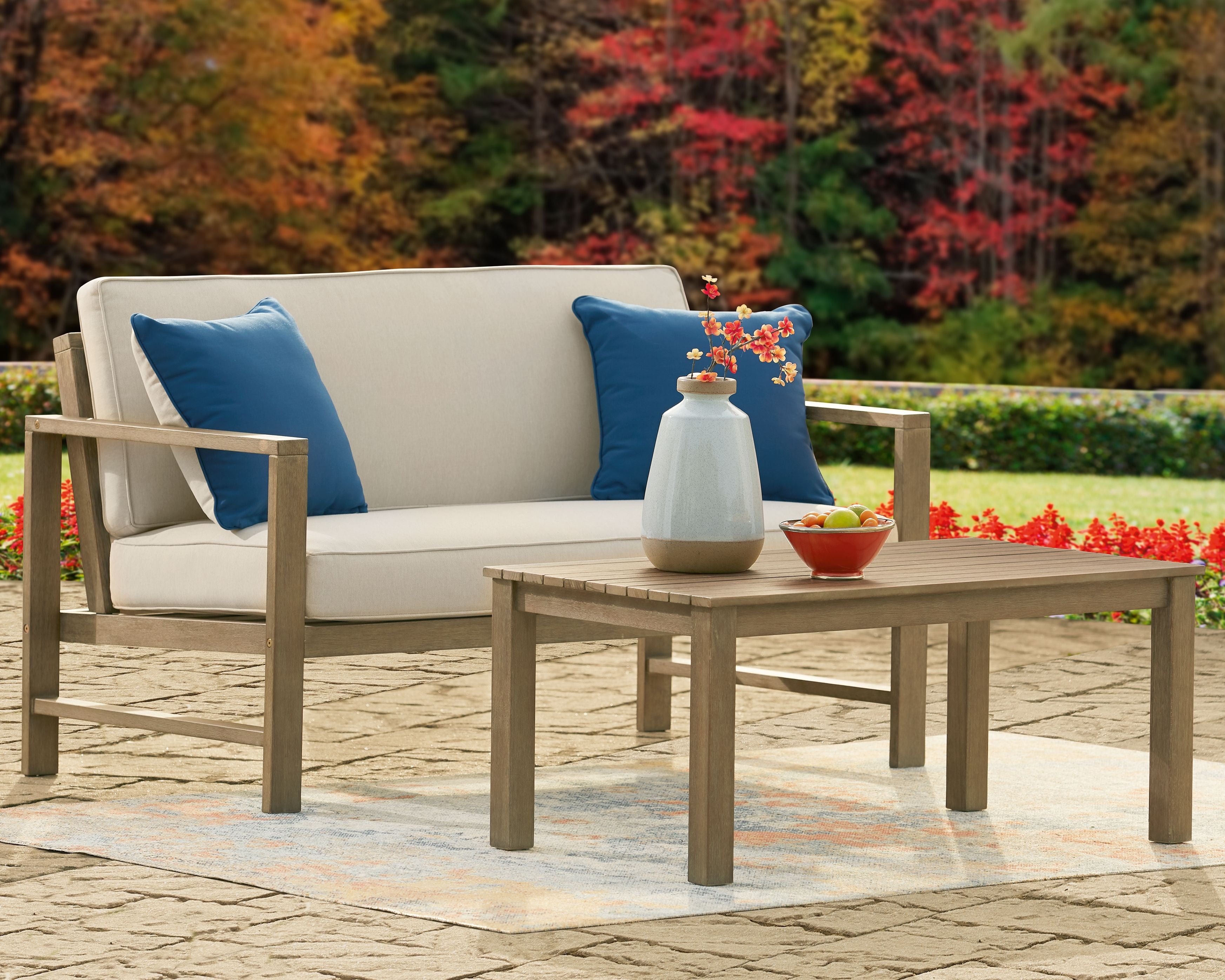 Fynnegan - Lounge Set - Premium 2 Piece Outdoor Sets from Signature Design by Ashley® - Just $623.75! Shop now at brett interiors