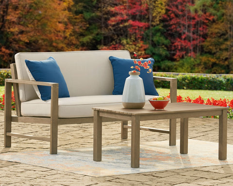 Fynnegan - Lounge Set - Premium 2 Piece Outdoor Sets from Signature Design by Ashley® - Just $623.75! Shop now at brett interiors