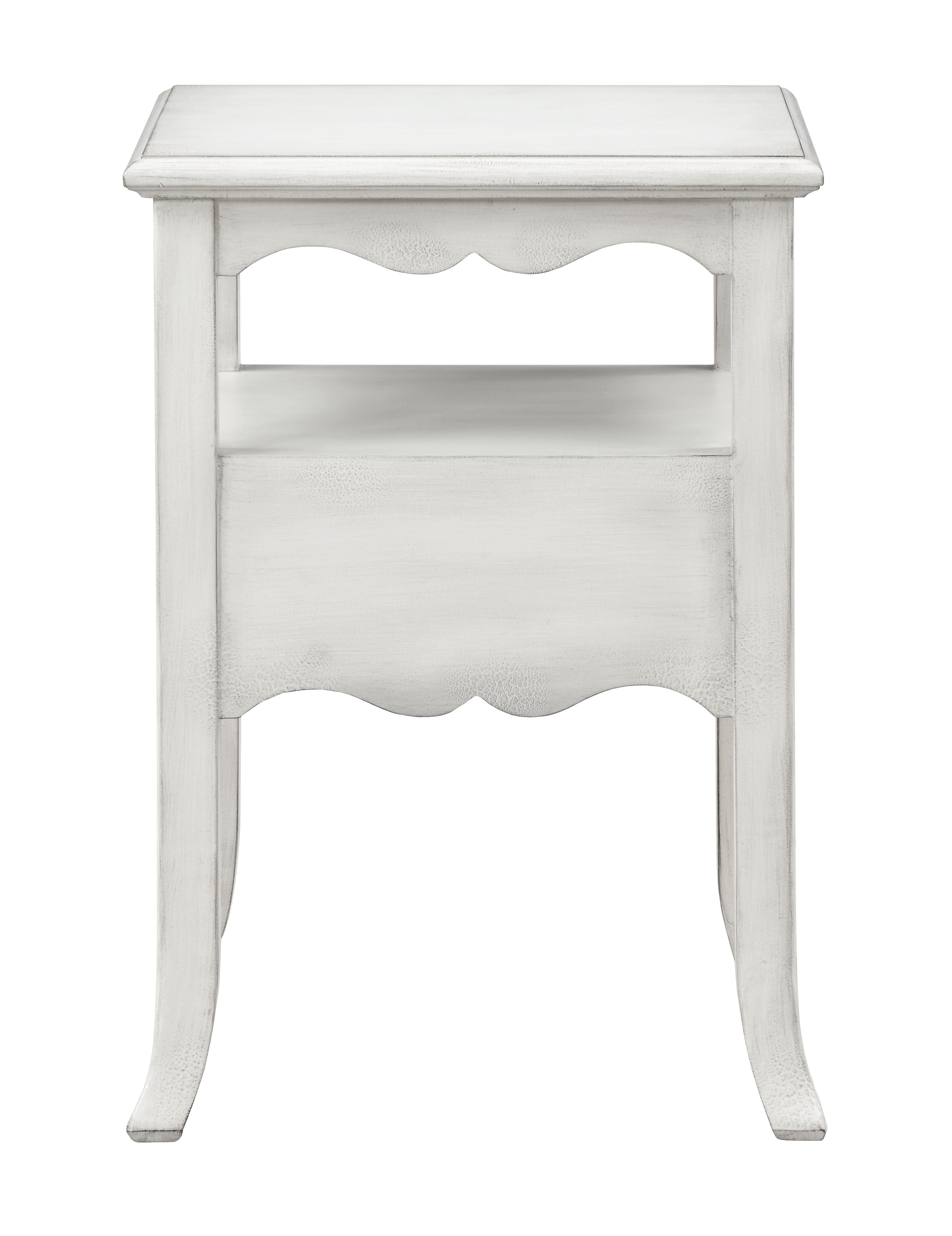 Ovid - One Drawer Accent Table - Burnished White - Premium Accent Tables from Coast2Coast Home - Just $1237.50! Shop now at brett interiors