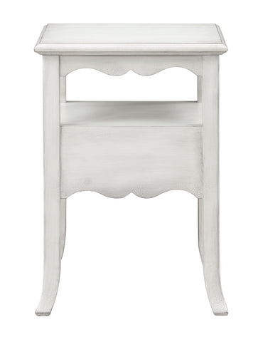 Ovid - One Drawer Accent Table - Burnished White - Premium Accent Tables from Coast2Coast Home - Just $1237.50! Shop now at brett interiors
